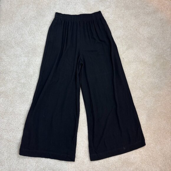 Petal &‎ Pup Marnie Tank & Wide Leg Pants Linen Set in Black Size L New - Picture 3 of 9